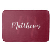 Modern Script Personalised Monogram & Family Name
