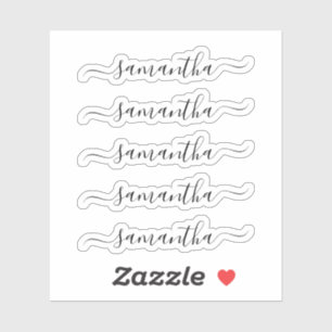 Modern Script Personalised Name