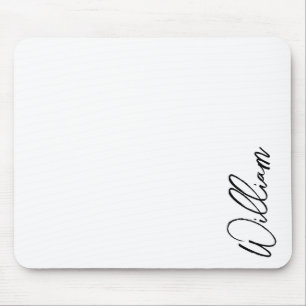 Modern Script Personalised Name Mouse Pad
