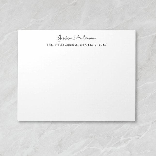 Modern Script Personalised Name Notepad (Creator Uploaded)