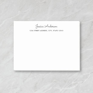 Modern Script Personalised Name Post-it Notes