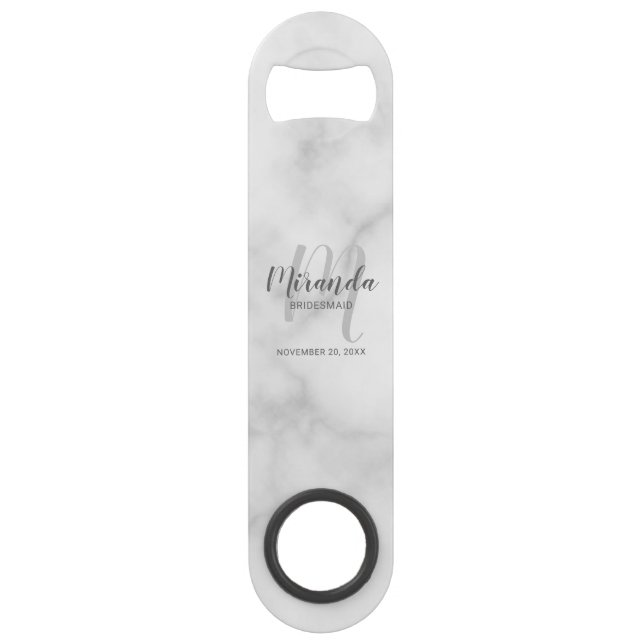 Modern Script Personalized Bridesmaid (Front)