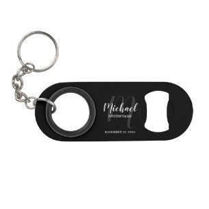 Modern Script Personalized Groomsman