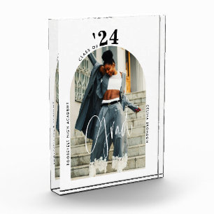 Modern Script Photo 2024 Minimalist Graduation