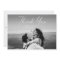 Modern Script Photo Wedding