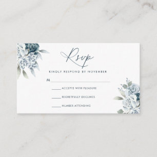 Modern Script RSVP Card