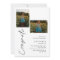 Modern Script Simple Photo Graduation Invitations