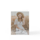 Modern Script Simple Photo Graduation