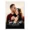 Modern Script Wedding Budget Save The Date Photo