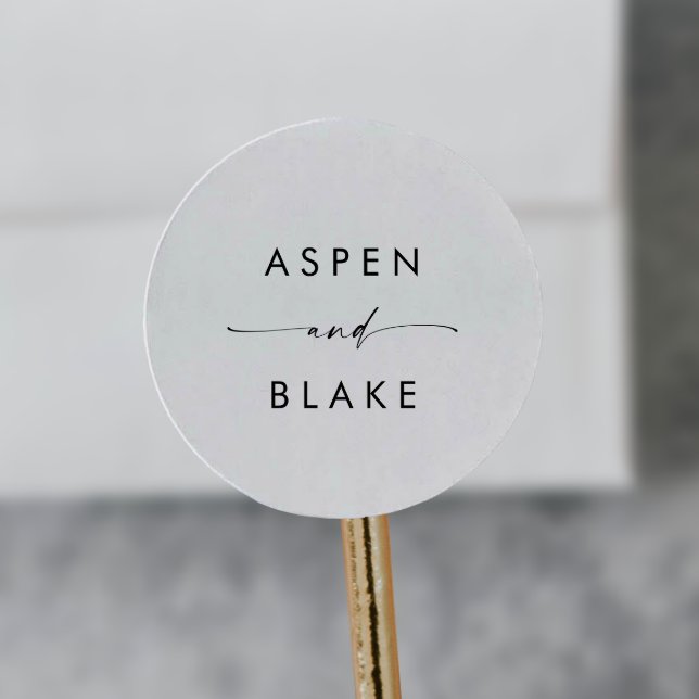 Modern Script Wedding Envelope Seals (Creator Uploaded)