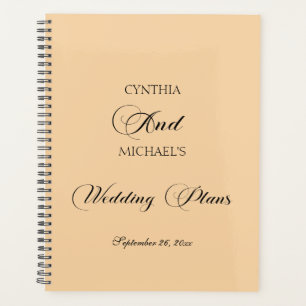 Modern Script Wedding Planner