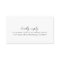 Modern Script Wedding Website RSVP Enclosure Card