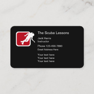 Modern Scuba Lessons Business Card
