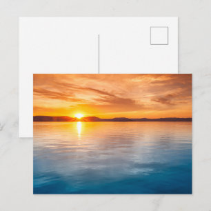 Modern Sea View Flat Postcard