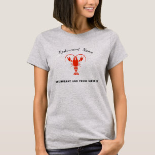 Modern seafood Restaurant & Market crayfish name T-Shirt