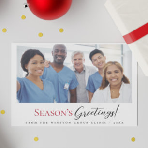 Modern Season's Greetings Medical clinic Holiday