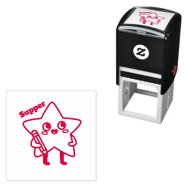 modern Self-Inking  Star Stamp /Teacher Stamp  (In Situ)