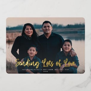 Modern Sending Lots of Love Valentine's Photo