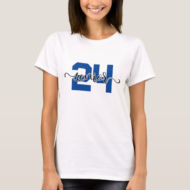Modern Senior Swash 2024 in Deep Blue T-Shirt (Front)