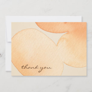 Modern Serene Unique Watercolor Custom Thank you Invitation