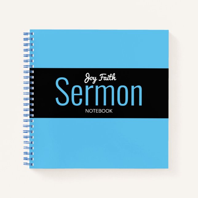 Modern Sermon Notebook (Front)