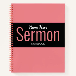 Modern Sermon Notebook