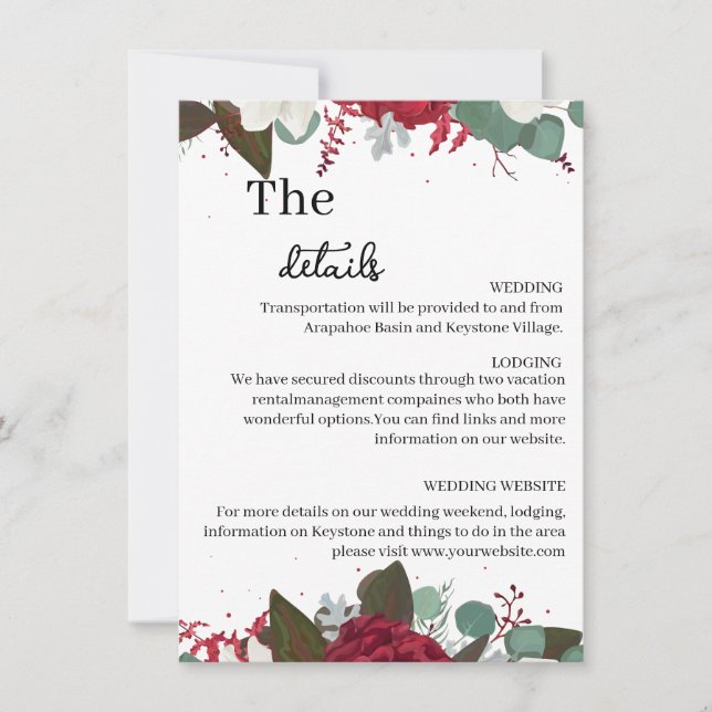 Modern Set 5  Details card (Front)