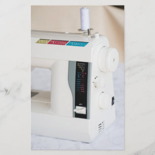 Modern sewing machine flyer