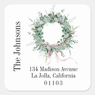Modern Shabby Chic Return Address Label