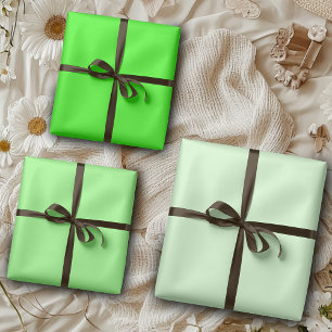 Modern Shades Neon Green Wrapping Paper Sheet