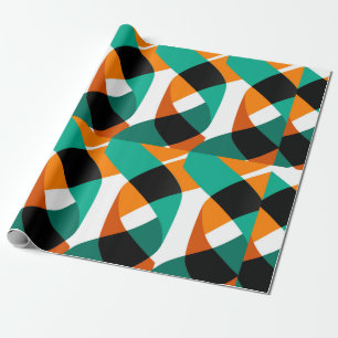 Modern shapes and geometric seamless pattern in sc wrapping paper