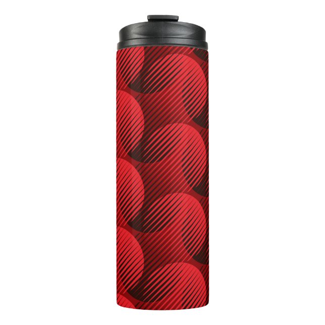 Modern shapes geometric seamless pattern thermal tumbler (Front)