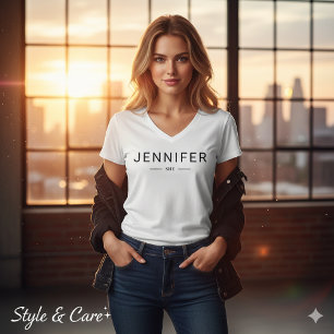 Modern SHE Inspired Personalized T-Shirt For Women