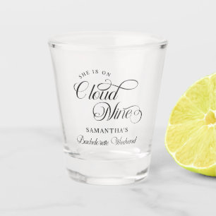 Modern She Is On Cloud 9 Bachelorette Weekend Shot Glass