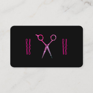 Modern Shears / Hair Pins Appointment Card
