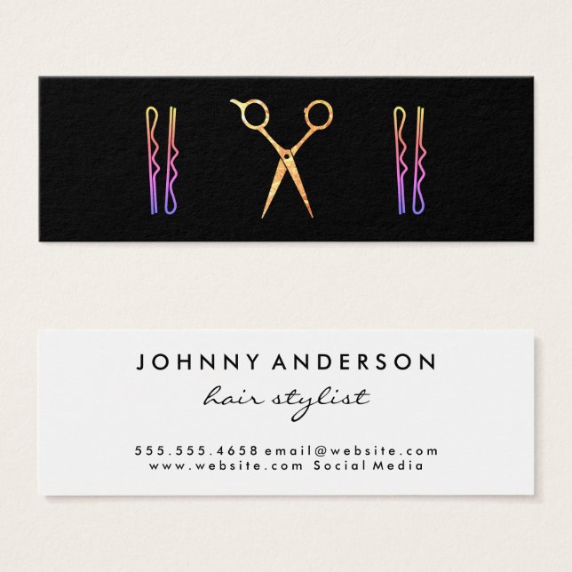 Modern Shears / Hair Pins Appointment III (Front & Back)