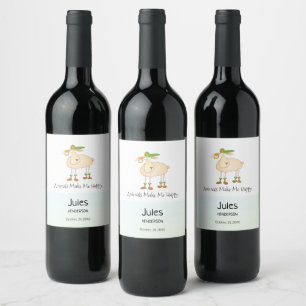 Modern Sheep Wine Label
