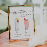 Modern Signature Drinks Wedding Sign Bar Sign<br><div class="desc">CHOOSE FROM OVER 40 DRINKS: aperol spritz, beer in a glass, bottled beer, bellini, clover club, champagne, cosmopolitan, dark n stormy, strawberry daiquiri, french 75, gin and tonic, long island iced tea, mai tai, manhattan, spicy margarita, classic margarita (2 options), chocolate martini, dry martini, espresso martini, lemon drop, dirty martini,...</div>