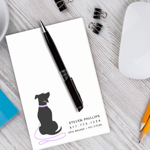 Modern Silhouette Dog Post-it Notes