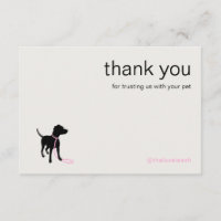 Modern Silhouette Dog Walking QR Code
