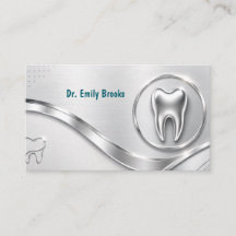 Modern Silver Metallic Dentist Appointment Busines