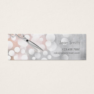 Modern Silver Scissor Hair Stylist Appointment