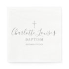 Modern Silver Signature Baptism Christening