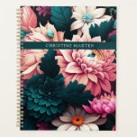 Modern simpel flowers planner<br><div class="desc">Modern,  simpel, flowers Planner,  beautiful gift for christmas for your family & friends. Or for yourself to start in a happy new year!</div>