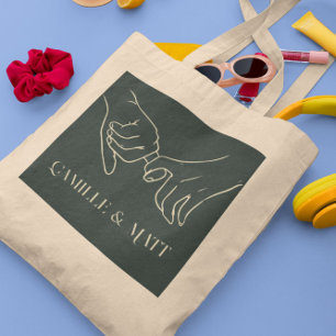 Modern Simple Abstract Line Art ,boho chic Tote Bag