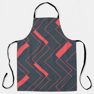 Modern, simple, abstract, vibrant, trendy pattern apron