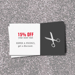 Modern Simple Beauty Hair Salon Coupon