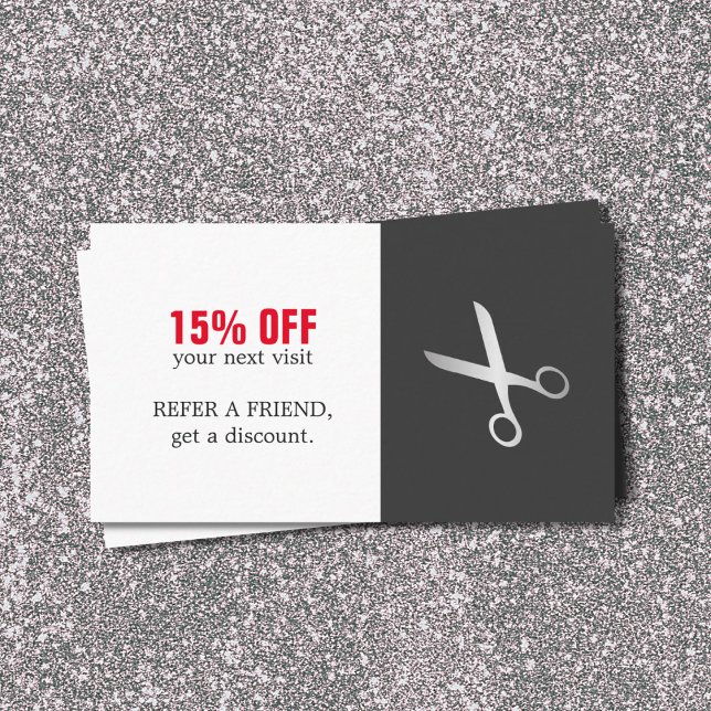 Modern Simple Beauty Hair Salon Coupon (Creator Uploaded)