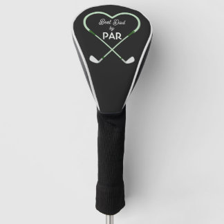 Modern Simple Best Dad by Par Golf Head Cover
