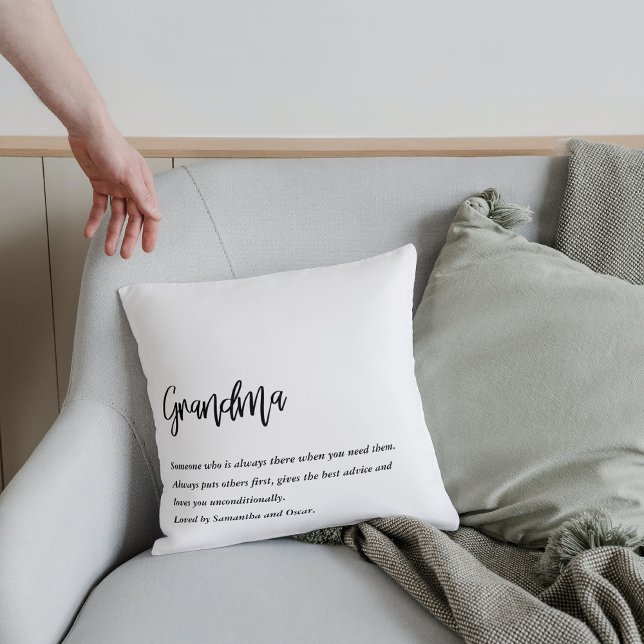 Modern Simple Best Grandma Ever Best Beauty Gift Cushion (Creator Uploaded)